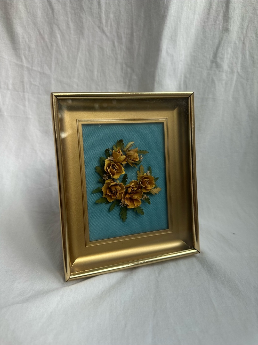 Vintage - Miniature Dried Florals in Frame